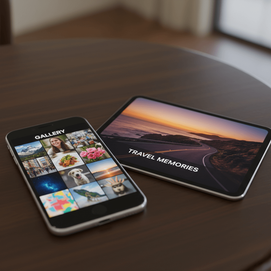 Digital photo delivery on multiple devices