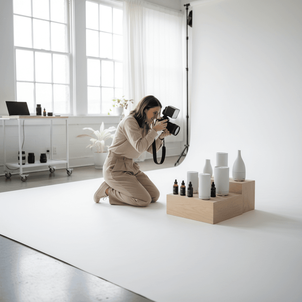 One-hour photography session setup